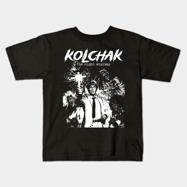 Pencil White Kolchak Kids T-Shirt by regencyan